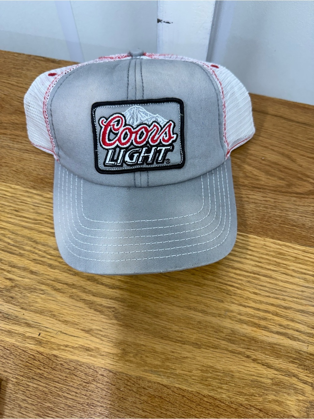 Coors Light Gray Mesh Trucker Hat